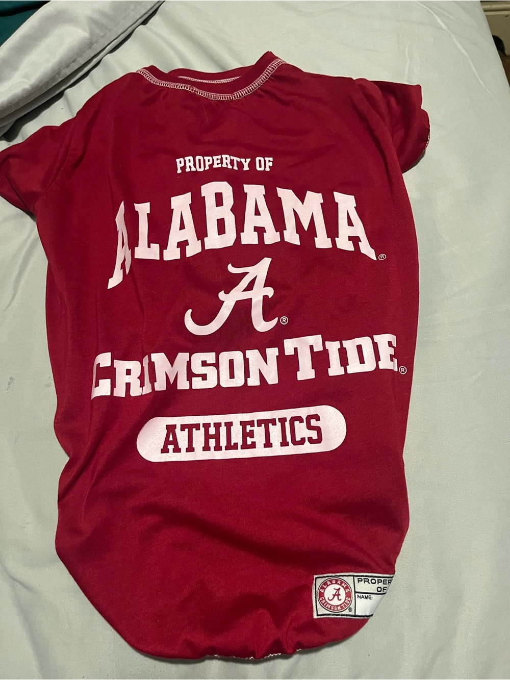 Pets First Alabama Crimson Tide Dog Shirt